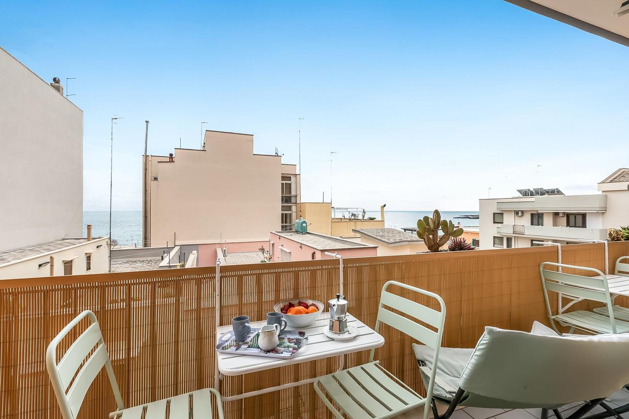 Casa Pepitas Apt Sea Front Monopoli - Happy Rentals Zewnętrze zdjęcie