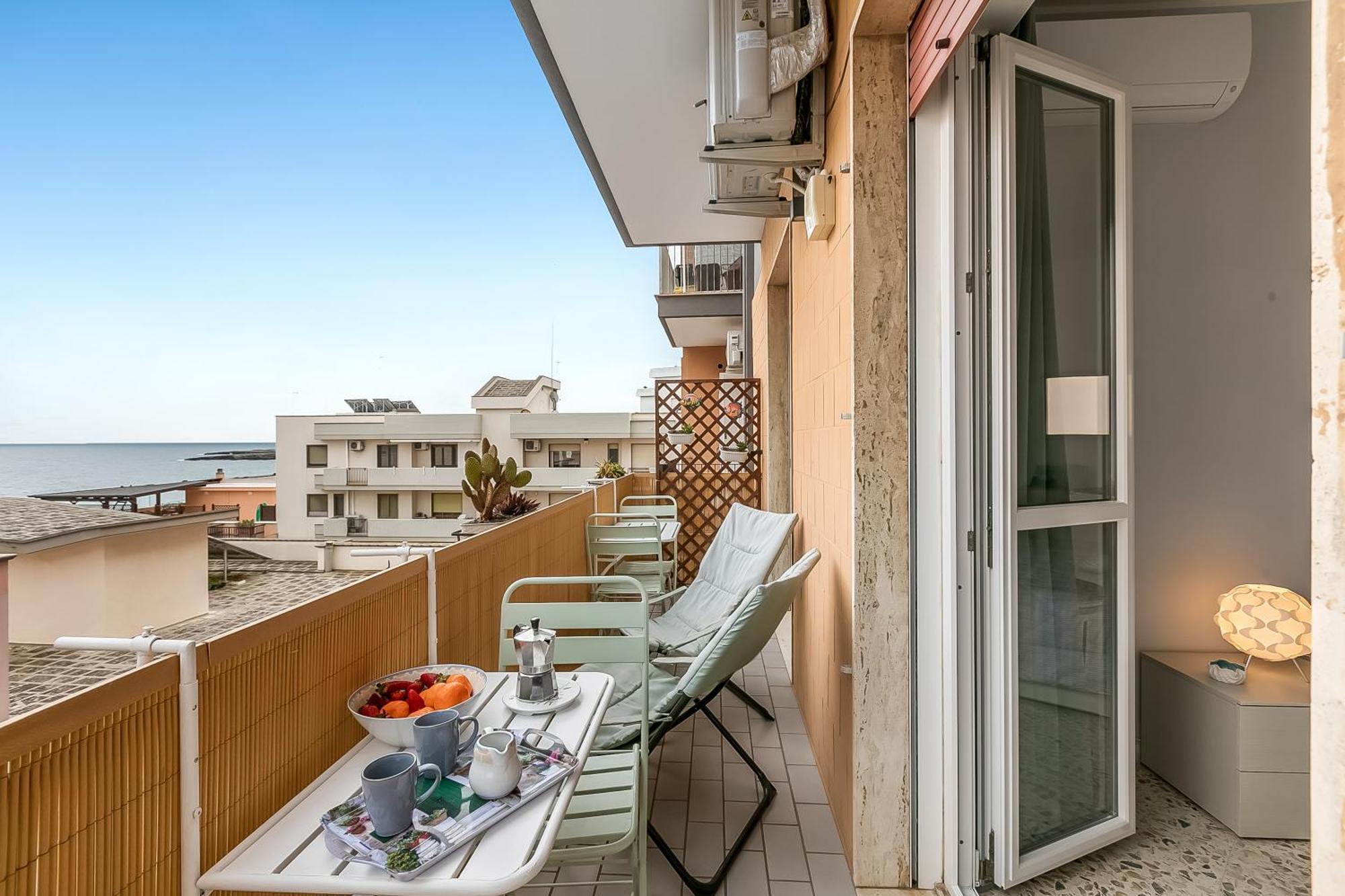 Casa Pepitas Apt Sea Front Monopoli - Happy Rentals Zewnętrze zdjęcie