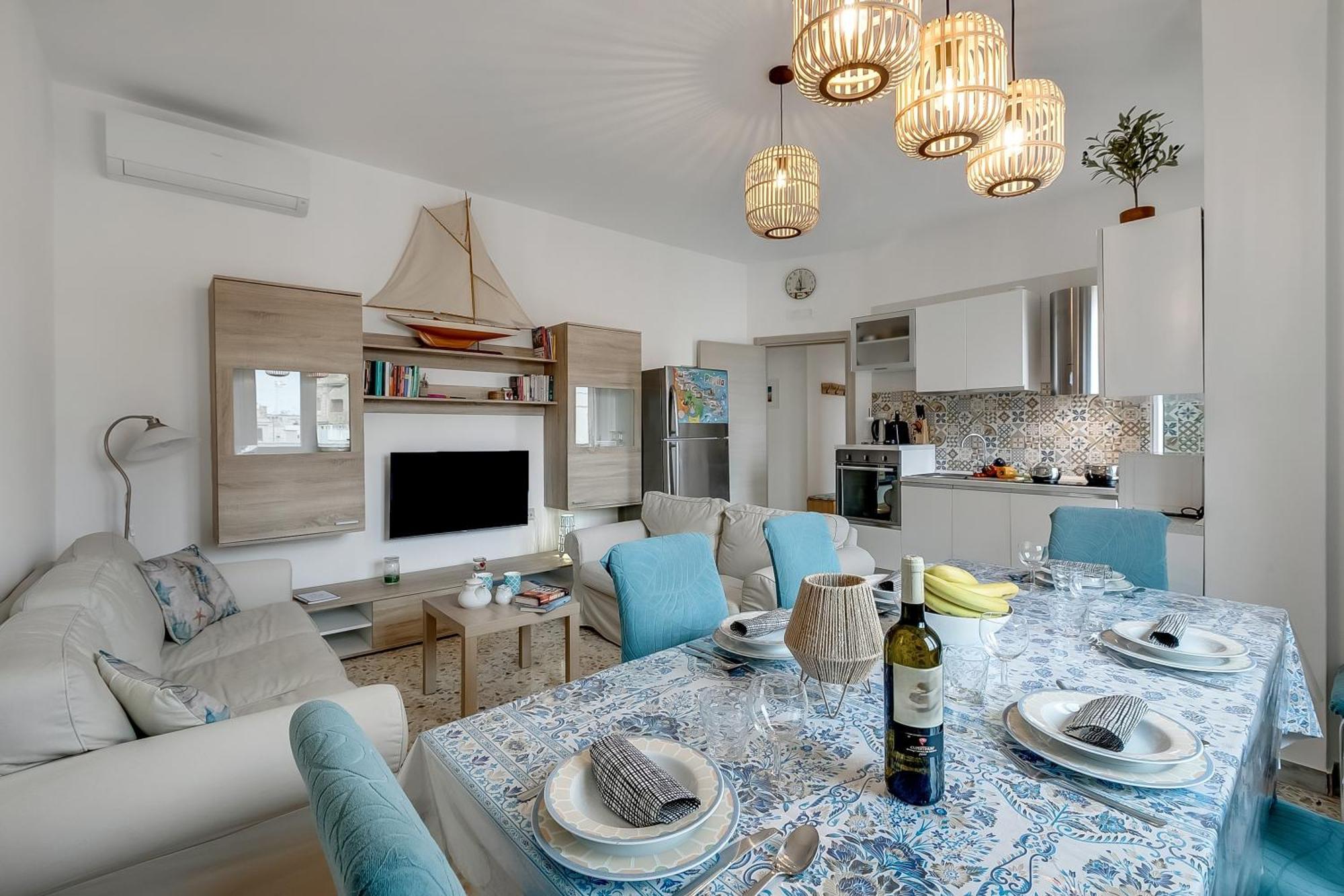 Casa Pepitas Apt Sea Front Monopoli - Happy Rentals Zewnętrze zdjęcie